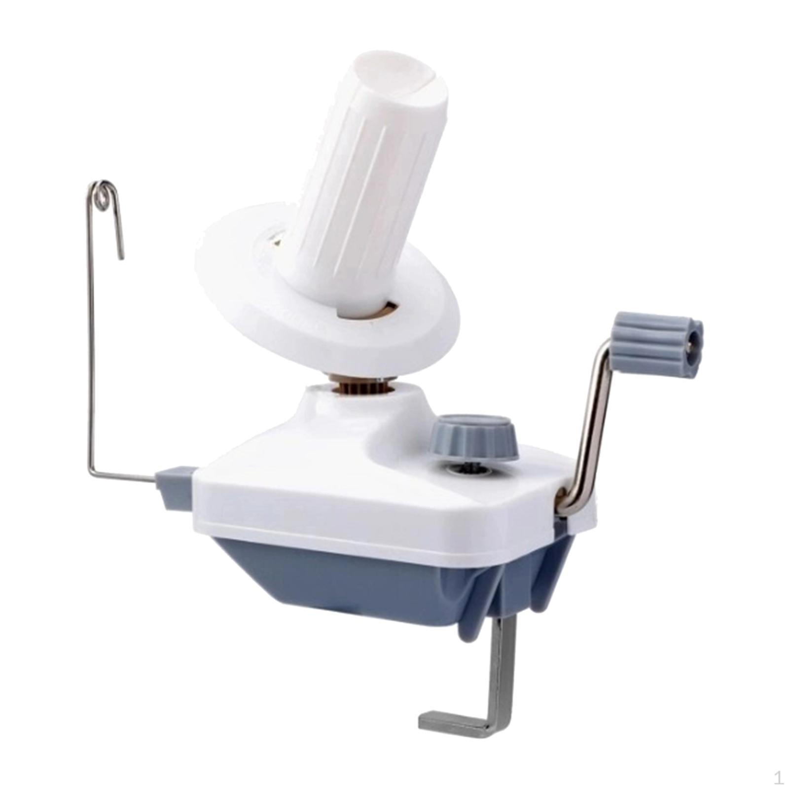 

Компактная ручная моталка для пряжи для домашнего использования, держатель пасмы шерсти, идеальные мотки пряжи. серый