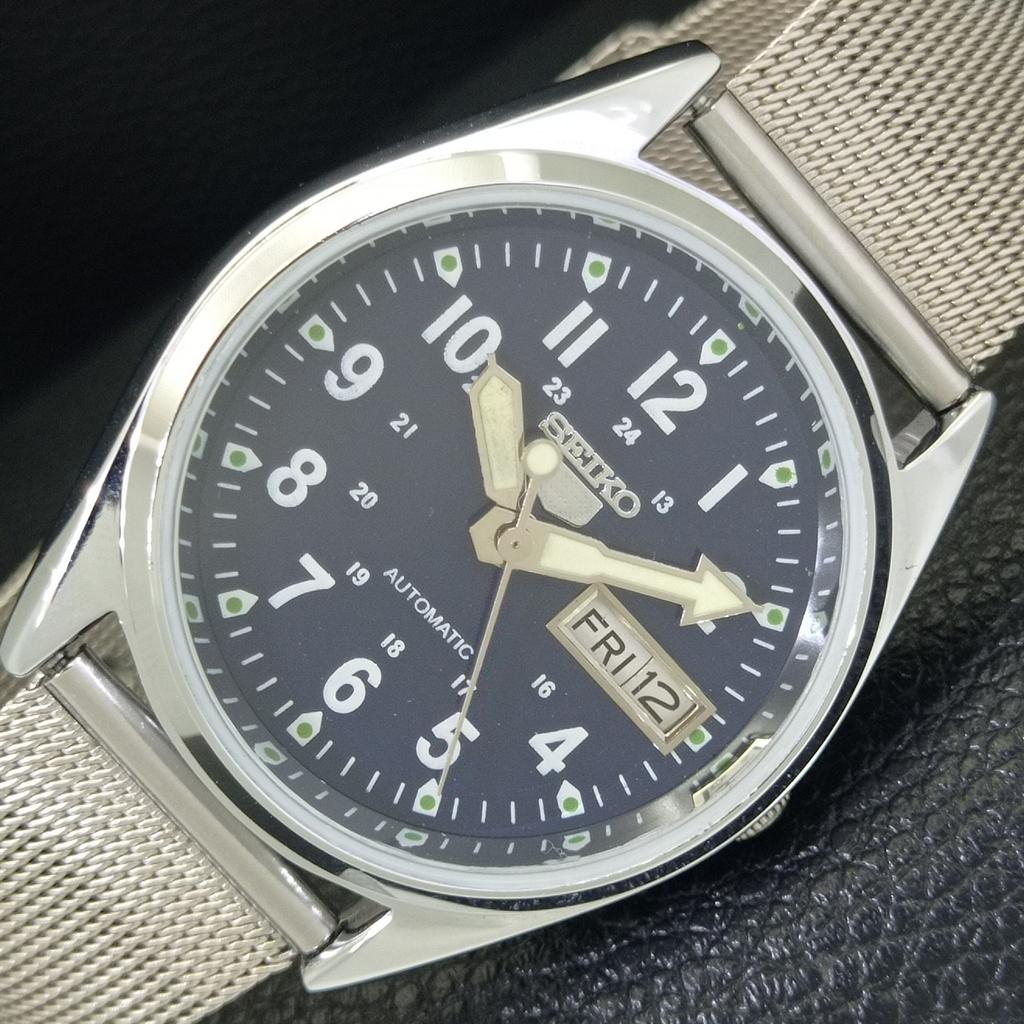 

REFURBISHED SEIKO 5 AUTOMATIC 6309A VINTAGE JAPAN MENS BLUE DIAL WATCH a441703-1 Sk-a441703