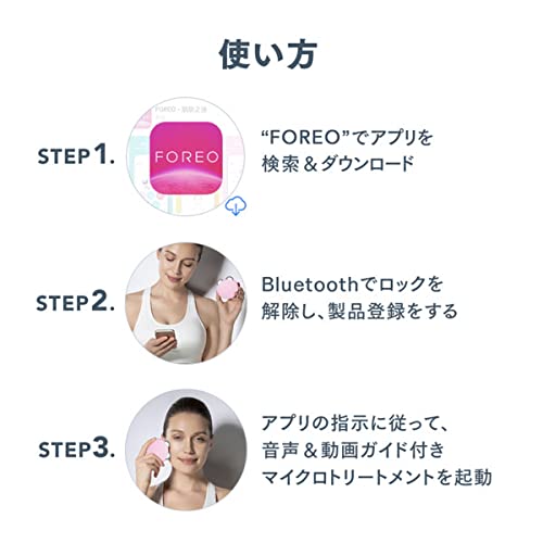 BEAR Mini Smart Microcurrent Facial Toning Device (BEAR Mini, Pearl Pink)