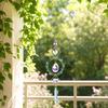 Kristall-Sonnenfänger für Fenster, Bunter Heillicht-Kristall-Sonnenfänger, Windspiel-Anhänger, Innen-Außen-Terrassen-Garten-Dekoration Geschenke