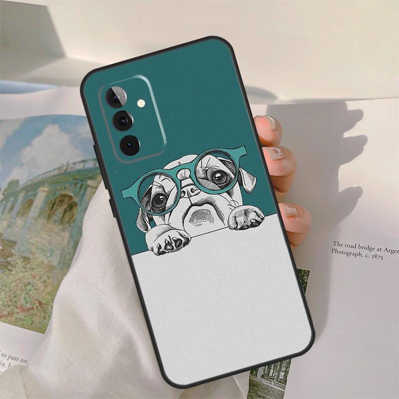 Cute Pug Dog Case For Samsung Galaxy A52 A32 A12 A22 A16 A26 A36 A56 A06 A55 A35 A15 A54 A34 A14 A13 A53
