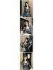 Women's Retro Ink Wash Tie-Dye Square Neck Slim Fit Base Layer Top - Autumn/Winter Collection