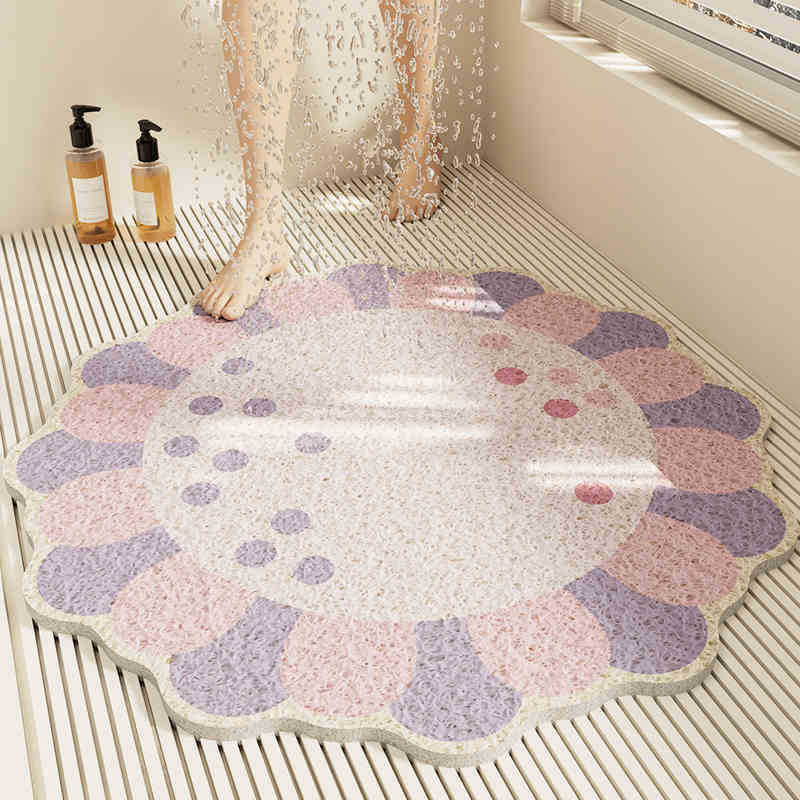 New Bathroom Non-slip Mat Shower Room Bath Floor Anti-fall Mat Toilet Toilet Bathtub Waterproof Mat