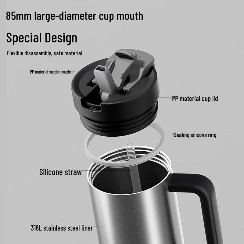 FUGUANG 316L Stainless Steel Insulated Straw Tumbler