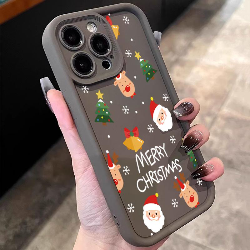 Christmas Happy Theme Hot Print Case For Xiaomi Redmi 14C 13C 12C 13 12 Redmi Note 14 13 12 Pro Plus 5G 12S 11S 11 10S 10 Cover