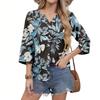 Women's 3/4 Sleeve Shirts Graphic Tees Shirts Casual Basic Tops Pullovers