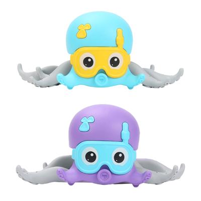 Clockwork Toy Swimming Pool Toy Education Toy Bathroom Playing Toy Swimming Octopus Bath Shower Toy for Baby Infant Gift