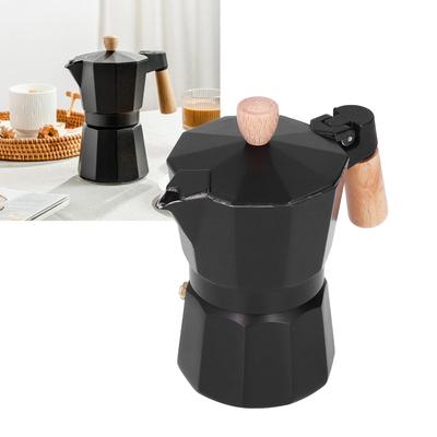 Ośmiokątny zaparzacz do kawy na kuchenkę, pojemność 6 filiżanek, kawiarka Moka Pot, parzenie kawy