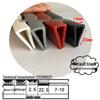 High-Temp Resistant Silicone U-Shaped Edge Seal Strip for Fiberglass Panel - Dustproof & Anti-Collision.