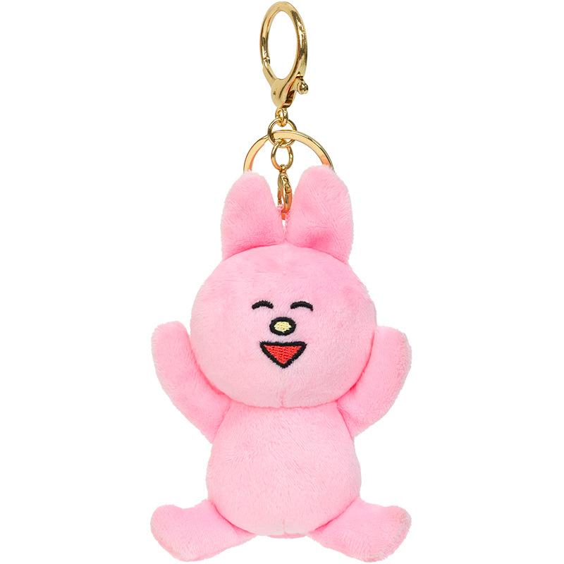 Plush Rabbit Pink Toy Cartoon Cute Doll Backpack Pendant Childrens Gift Holiday