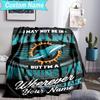 Custom Name Blanket Sunny Day Dolphins Blanket Bedding Blanket for Travel, Camping, Living Rooms, Offices, Sofas, Fan Christmas Gift