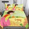 3D Print Anime Heidi, Girl of the Alps Bedding Set Single Twin Full Queen King Size Bed Set Adult Kid Bedroom Duvet cover Sets