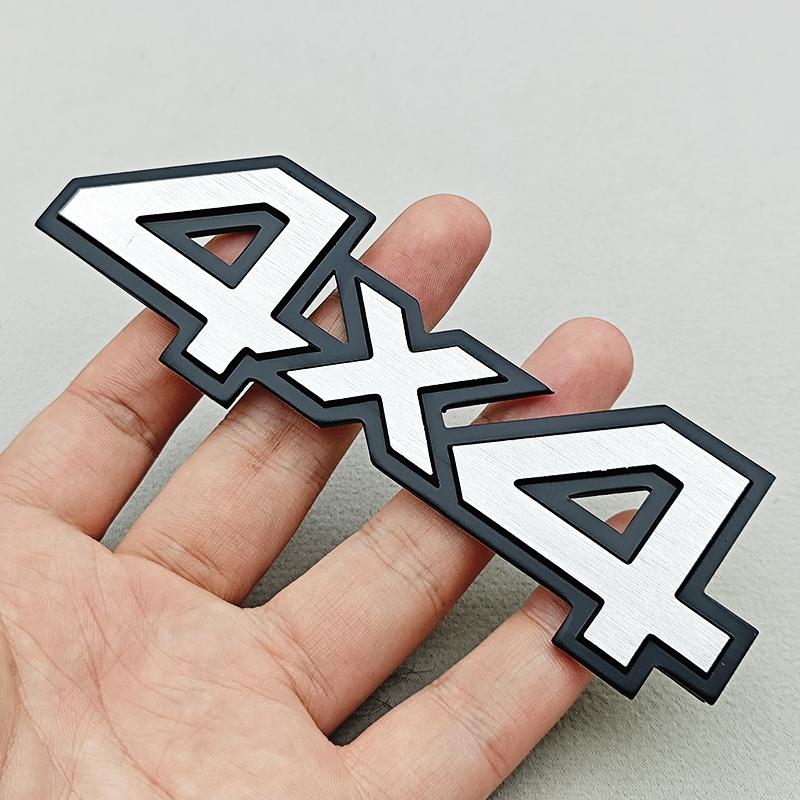 

3D Metal Car Sticekr Chrome Logo 4WD 4X4 Emblem Badge Rear Decals For Toyota Impreza Subaru Honda Jeep SUV Off Road Accessories