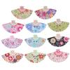 200Pcs Wooden Button Fan Shape Colorful Sewing Decoration Accessories DIY Craft Tool