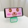 Creative Small Chair Mobile Phone Desktop Bracket, Macaron Stool Foldable Mobile Phone Chair Bracket