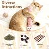 2Pcs Plush Catnip Toy Cute Caterpillar Cat Pillow Teeth Cleaning Chew Toy Interactive Boredom Cat Dog Pets Relief Toys