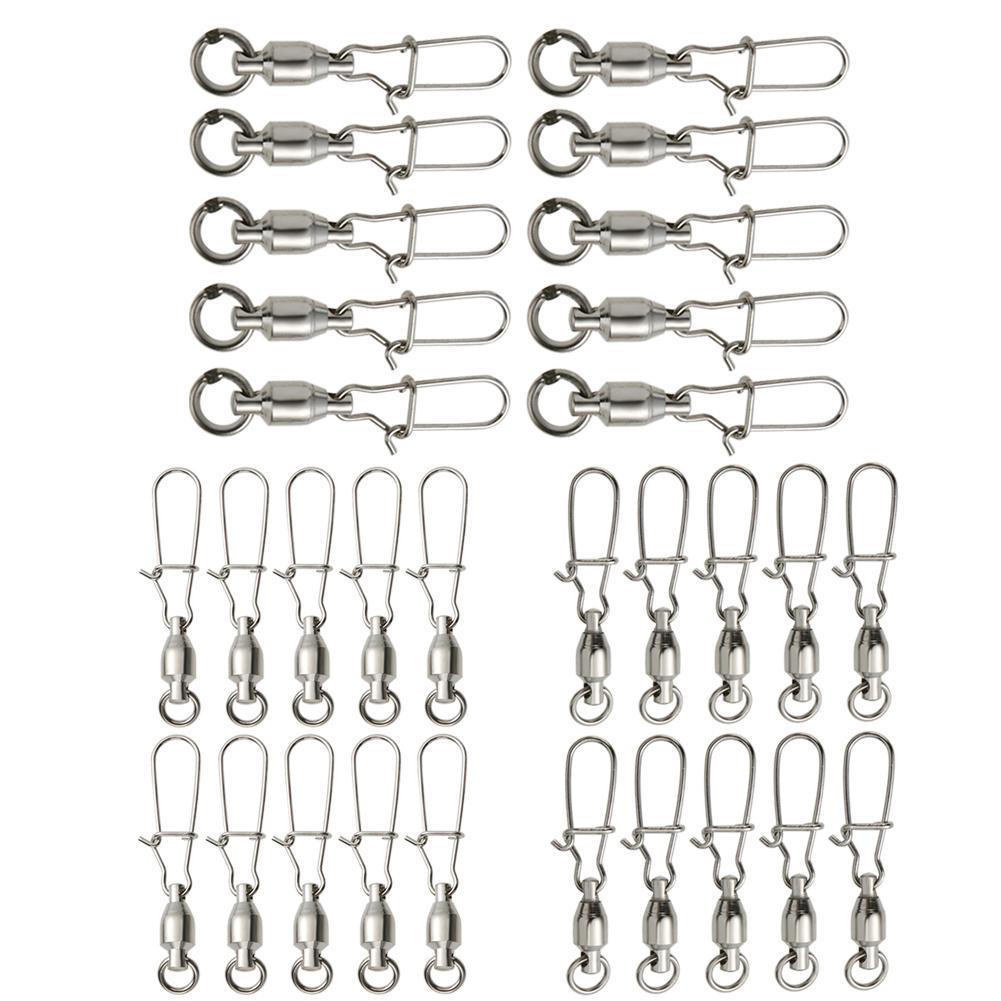 Nuovo Outdoor Pesca Cuscinetto a Sfera Girevoli Interlock Pin