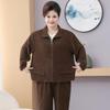 LangSha Plus Size Women's Casual Spring Autumn Two-Piece Suit