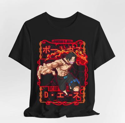 Anime-Inspired Graphic Tee, Casual Wear, Gift for Fans, Unisex Shirt