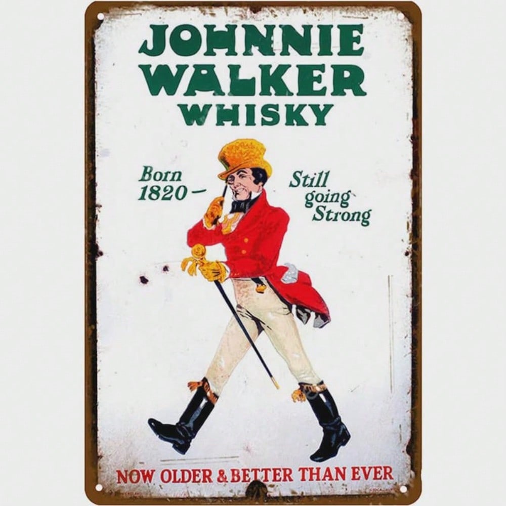 

Vintage Whiskey Tin Sign Metal Poster for Bar Pub Garage Wall Decor