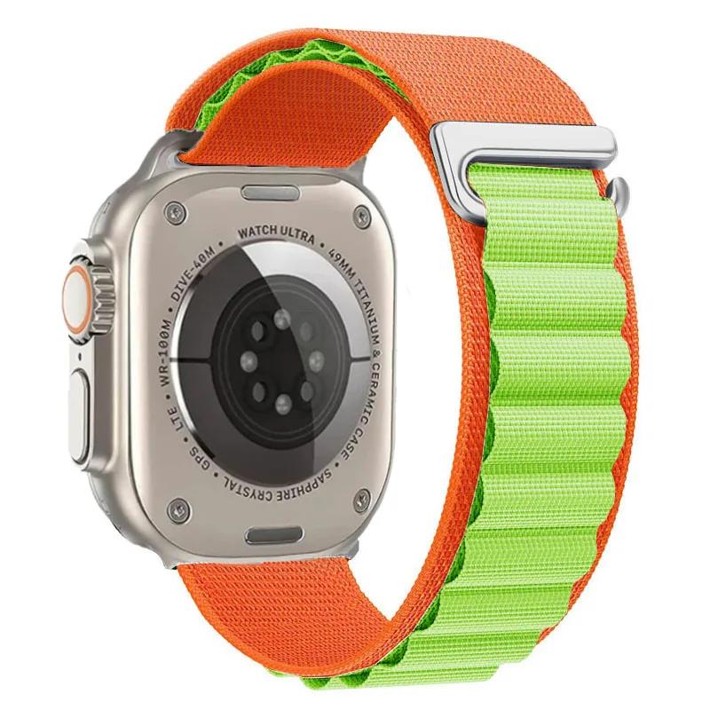 Alpine Loop Strap For Apple Watch Ultra 3 Band 49mm 11 10 9 8 7 46mm 42mm 45mm 41mm Nylon Sport Bracelet iWatch 6 5 SE 44mm Belt