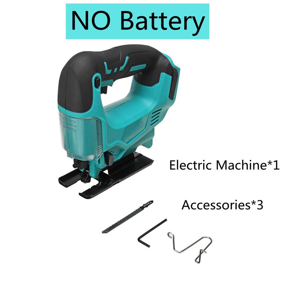 120mm 588V 3500RPM Cordless Jigsaw Electric Jig Saw Portable Multi-Function Woodworking Tool for Battery