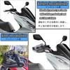 MAORANG Motorcycle Hand Guards for Wind Protection for Smoke Gray PCX160/PCX150 (2024-2025) - Windproof, Dual-Handed PCX160/PCX150 (2017-2025+) -