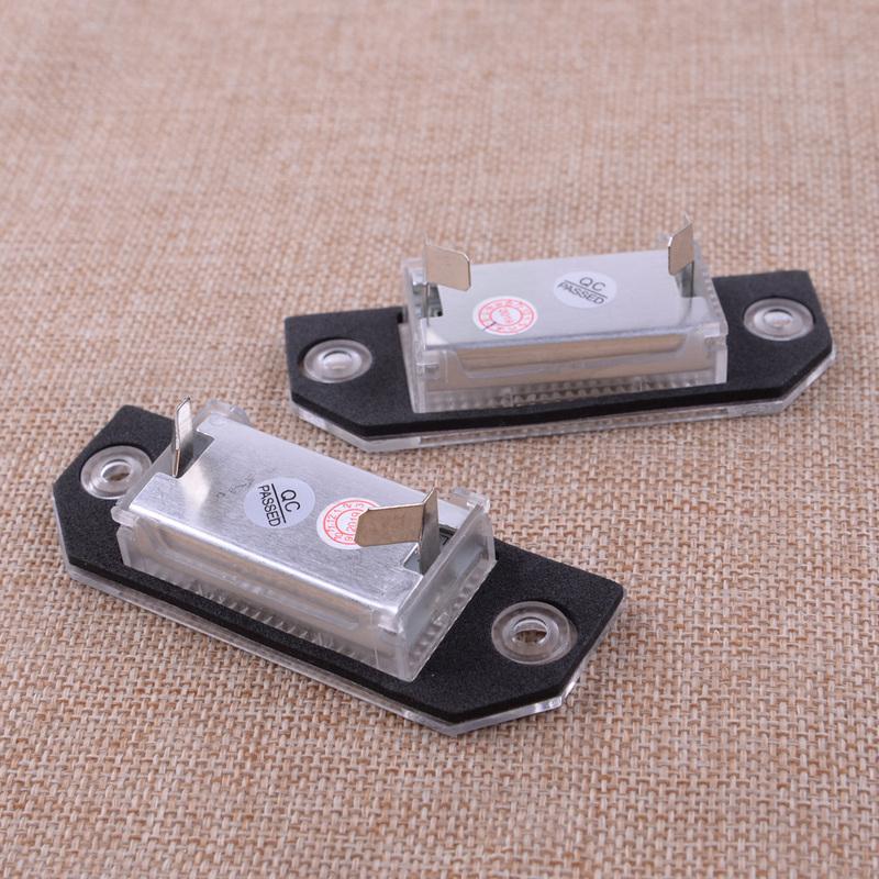 2pcs License Number Plate Light Lamp Plastic Fit For Focus C-MAX I Focus MK2 2003-2008