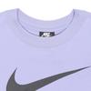 Nike Sportswear Swoosh Logo Crop Top T-Shirt Women Tops Purple CJ3765-569