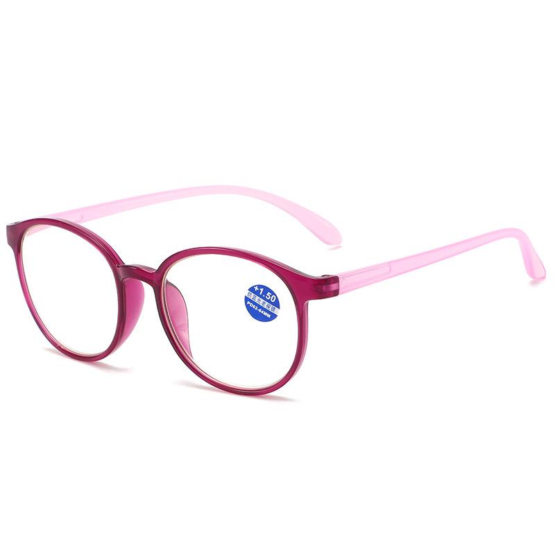 Cheap Round Frame Ready to Ship Anti Blue Light Reading Glasses for Women Men 2024 Anti blue light reading glasses&+100