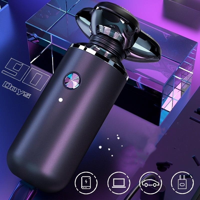 Full Electric Shaver Body Wash Usb Charging Portable Style Three Head Shaver