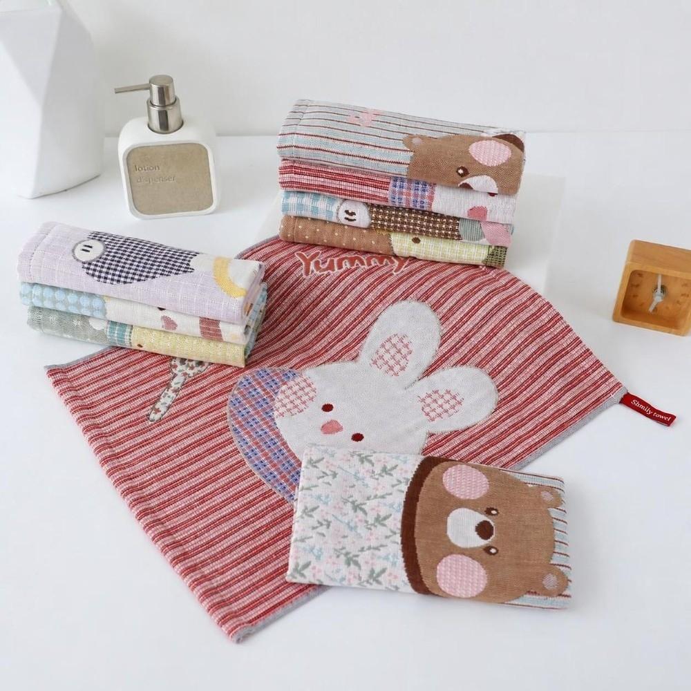 34x40cm Large Hand Towel 4 Layer Cotton Gauze Tea Towel New Kitchen Towel Kindergarten Children
