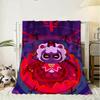 Cult Of The Lamb Game Throw 240g Flannel Blanket Lightweight Soft Skin-friendly Summer Thin Throw Blanket