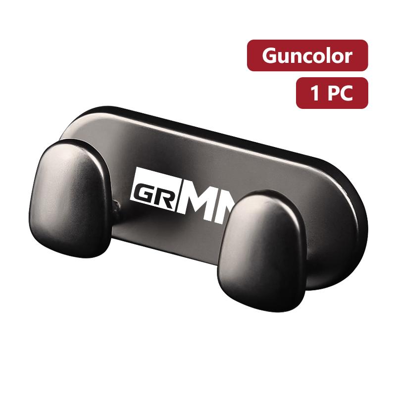 

For Toyota Metal Alloy Car Hook Indoor Wall Hanger Sticker Auto Storage Accessories GR Yaris Corolla Prius Aqua Vios Mirai Hilux
