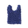 Eco-Friendly Retractable Tote: Large-Capacity Pleated Shopping Bag with High-Value Design