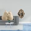 Hugging Pear Ceramic Book Stand And Resin Photo Frame Vintage Design Bookshelf Ornament Art Crafts