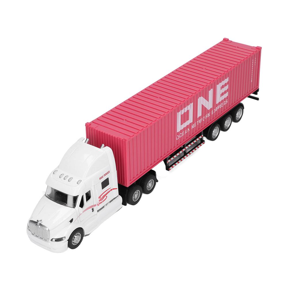 Container Truck Model 1:48 Vivid Exquisite Beautiful Decorative Toy Ornament for   3 Years Old