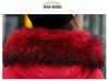 Hooded Long Women's Cotton Coat with Fur Collar for Fall/Winter