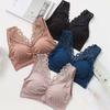 Lenjerie de corp Femei Gather No Steel Ring Sutien Dantela Sexy Wrap Vest Vest Sutien