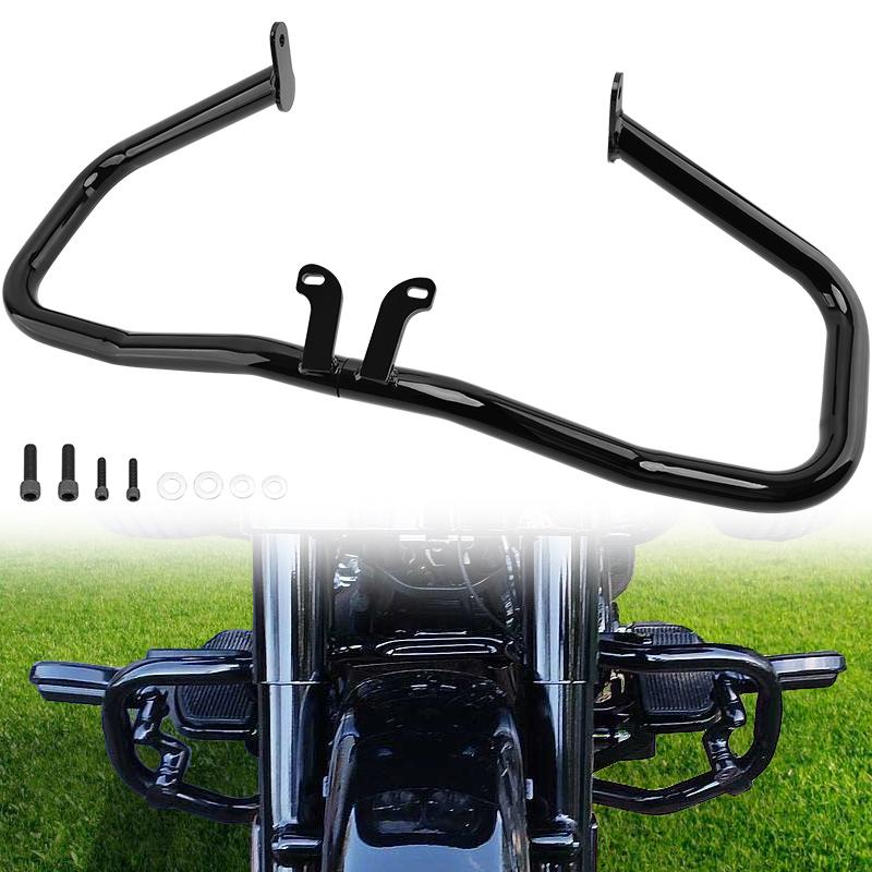 

Motorcycle Highway Bumper Frame Protection For Harley Road King Street Glide 2014-2025 Chopped Engine Guard Crash Bar чорний