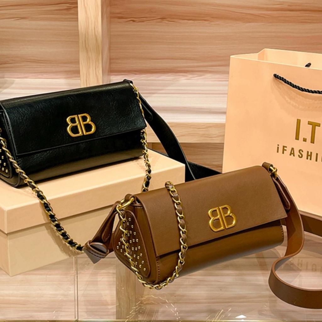 BB Ľahká luxusná dámska malá crossbody kabelka – módna ležérna taška cez rameno so špičkovou textúrou