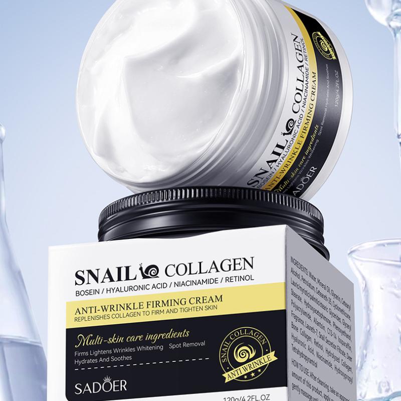 Snail Collagen Anti-Wrinkle Face Cream Faical Moisturizing Brightening Firming Hydrating Facial Creams Beauty Face Skin Care Products