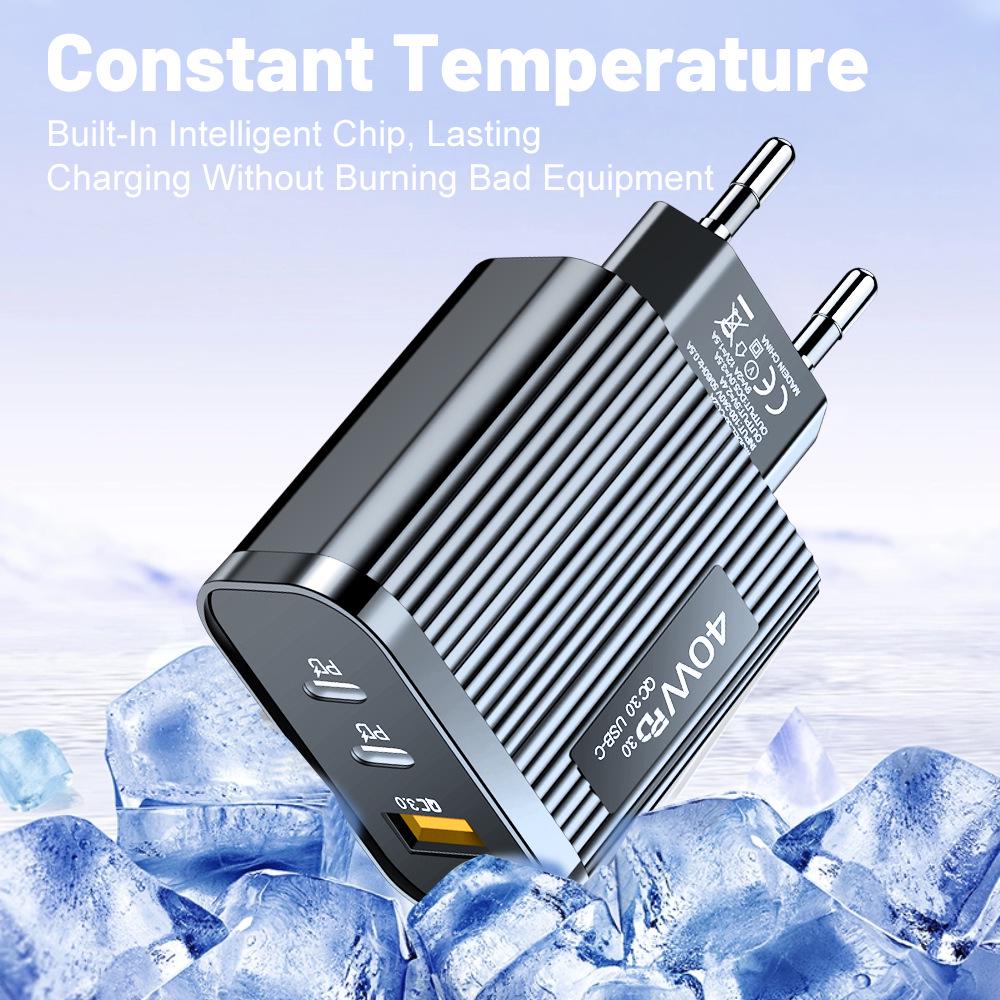 USB+2PD Type-C Multi-Port Charger (US/EU)
