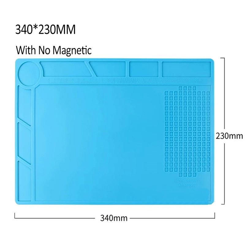 Heat Insulation Working Mat Repair Pad Welding Soldering Work Station Heat-resistant Desk Platform Silicon for Computer Phone