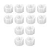 12 PCS LED Electric Tea Candles Warm White Lighting Realistic Flameless Electric Fake Candles for Halloween Wedding Decor