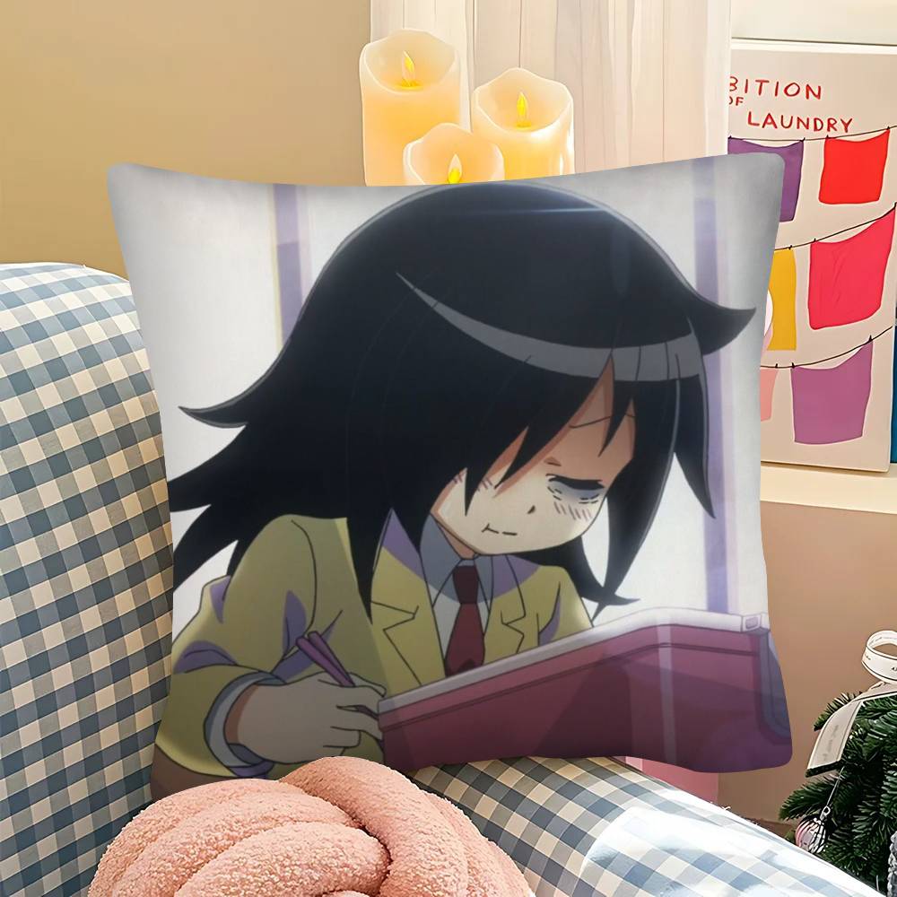1pc Tomoko Kuroki Pillow Case Fashion Square Pillowcase Bedroom Sofa Room Ins Decoration Leisure