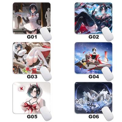 Anime Standard Mouse Pad Azur Lane Ulrich Alsace Azuma Small Gaming Mousepad Travel Mouse Mat Plymouth Non-Slip Office Mousemats