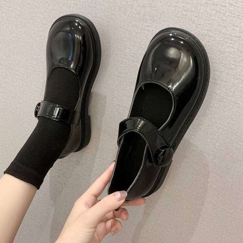 

Мэри Джейн японские jk маленькие кожаные туфли школьницы полет универсальный ретро британский стиль 2020 новые весна лето тонкие 40