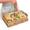 Ins Style Transparent Fruit & Flower Gift Box, 10 Jin Capacity, Leather Mixed Gift Box