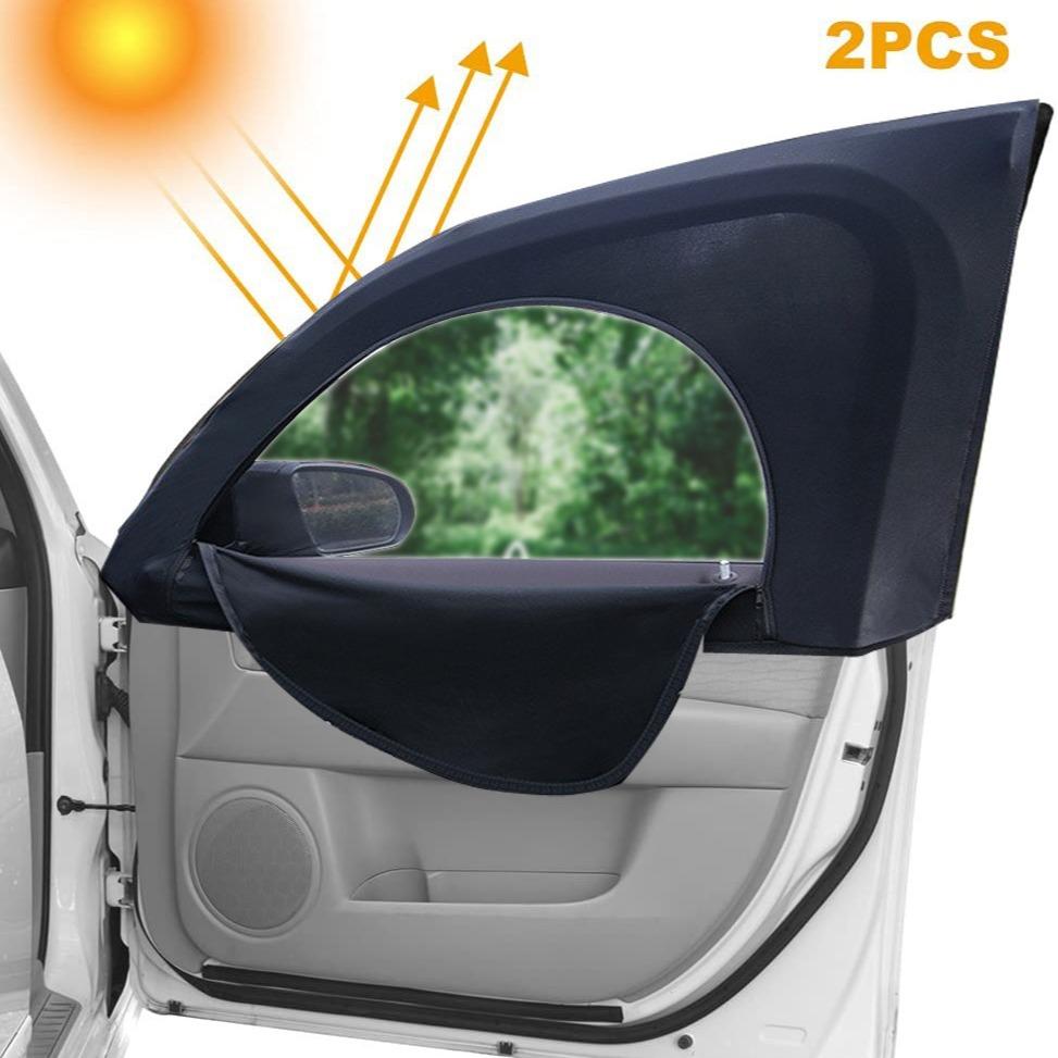 Tenda Antizanzare Parasole per Auto Bambini';s Tenda Parasole Oscurante per Finestrino Laterale del Bambino con Protezione Solare e Cerniera Migliorata Tenda Anti-zanzare
